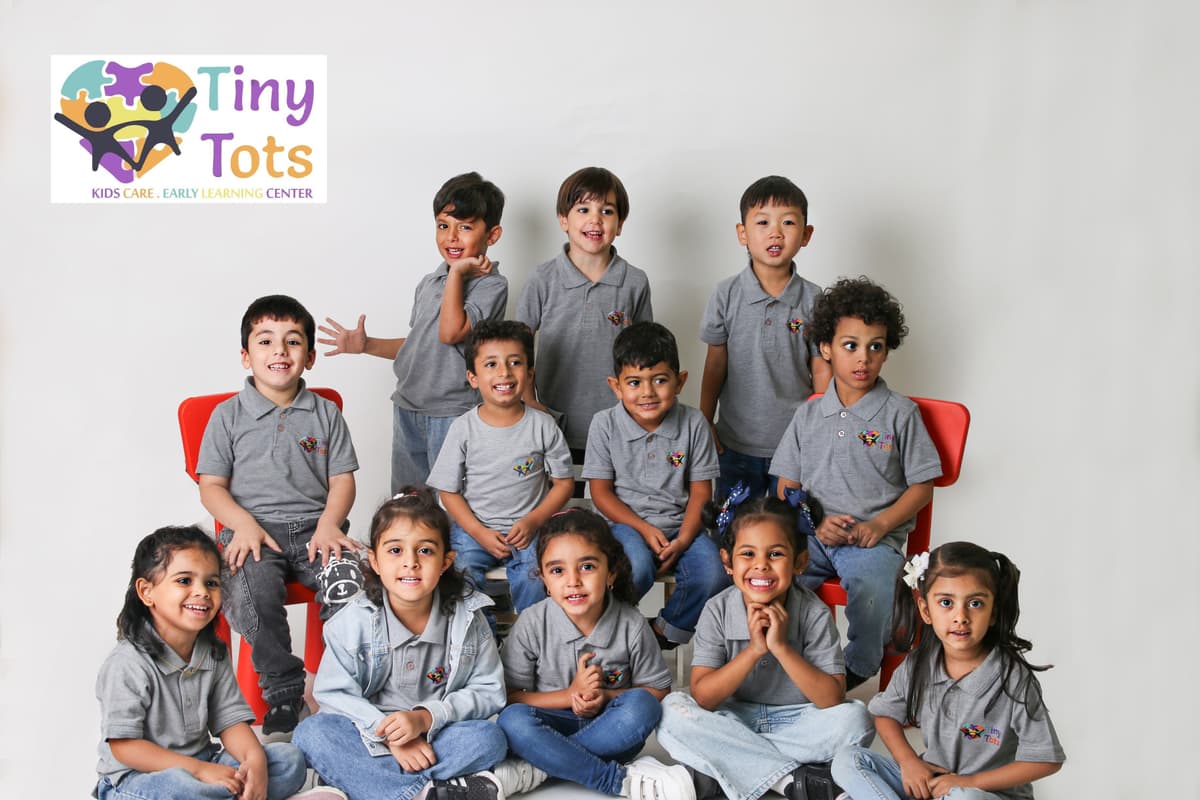 Joyful children learning and playing at Tiny Tots kindergarten in Jeddah